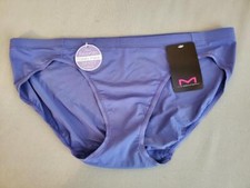 NWT MAIDENFORM BARELY THERE BIKINI PANTIES NYLON /SPANDEX DMBTBK 00G PERI XL / 8