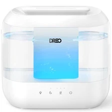 Dreo Humidifiers for Bedroom, Top Fill 4L Supersized Cool Mist Humidifier