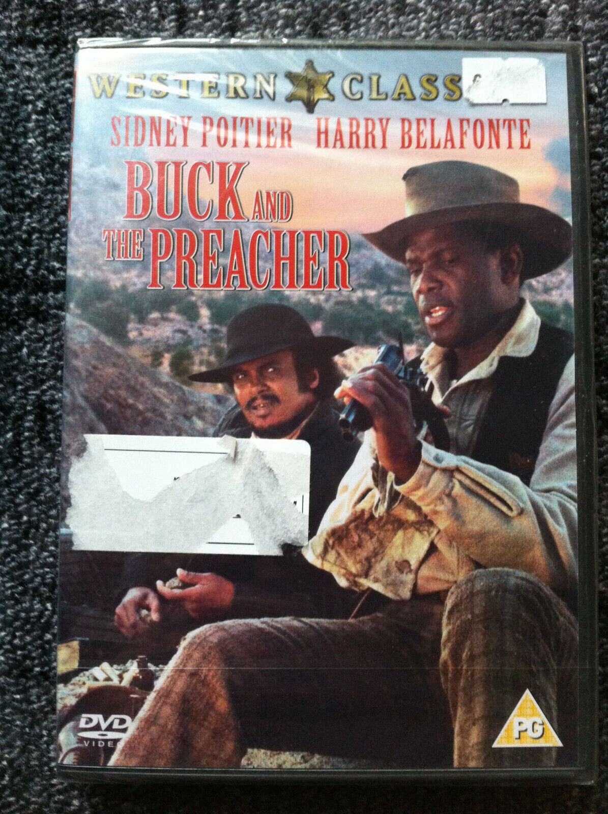 BUCK AND THE PREACHER - sealed UK DVD Region 2 - Sidney Poitier, Harry Belafonte