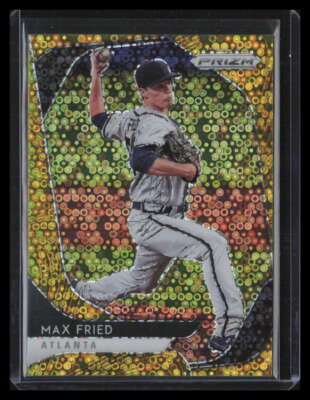 2020 Panini Prizm Prizms Gold Donut Circles Refractor 119 Max Fried 1/10
