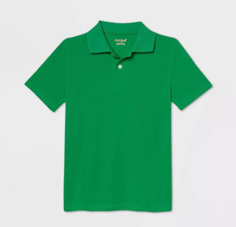 Boys lime green polo cheap