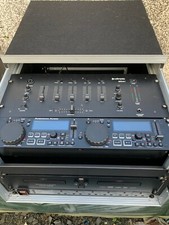 MIXING CD  DECKS AMERICAN AUDIO CITRONIC  AND  FLIGHT CASE