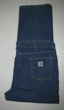Mens Carhartt Relaxed Fit Jeans. Size 42X32 Blue. 381-83.