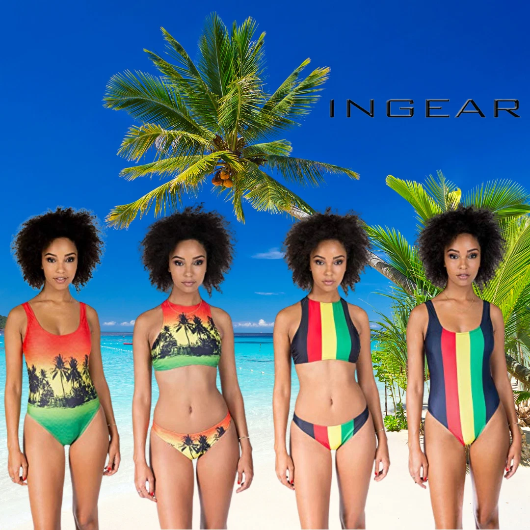 Ingear One Piece Swimsuits for Womens Tankini Swimsuit Jamaica