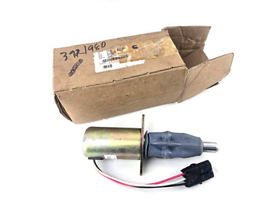 Genuine NOS Cummins 3921980 24V Fuel Shutoff Solenoid 6C 6CTA 6CT 8.3L ...