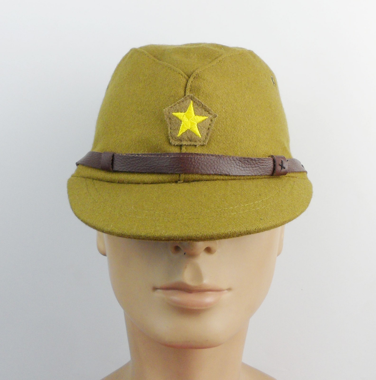 wwii-japanese-military-army-officer-cap-hat-wool-size-xl-ebay