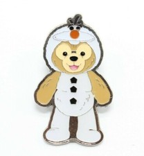 Prendedor HK Disneyland 2017 Disney Bear Duffy vestido como Olaf Disfraz Disney - 197