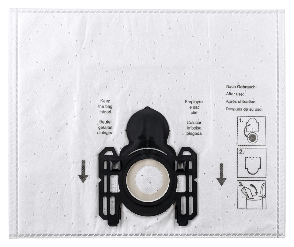 10 Sacchetti Per Aspirapolvere + Filtro Compatibili AEG Power/Sprint/Vampyr CE - Microfibra Multistrato - 3