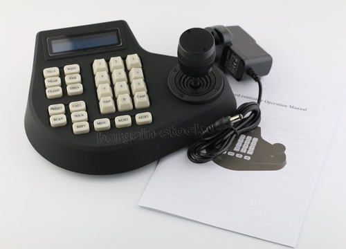 2D CCTV PTZ Joystick Keyboard Controller For PTZ CCTV Camera RS485 Pelco-D 2Axis - Picture 2 of 6