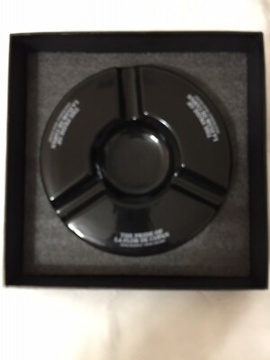 La Flor De Copan Black Cigar Ash Tray Private Collector NIB 