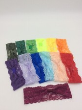 Girls Lace Head Bands Toddler 13 Piece set multiple colors