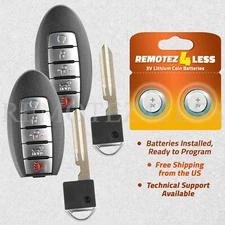 2 For 2019 2020 Infiniti QX60 Replacement Remote Keyless Entry Key Fob SUV 5b rs