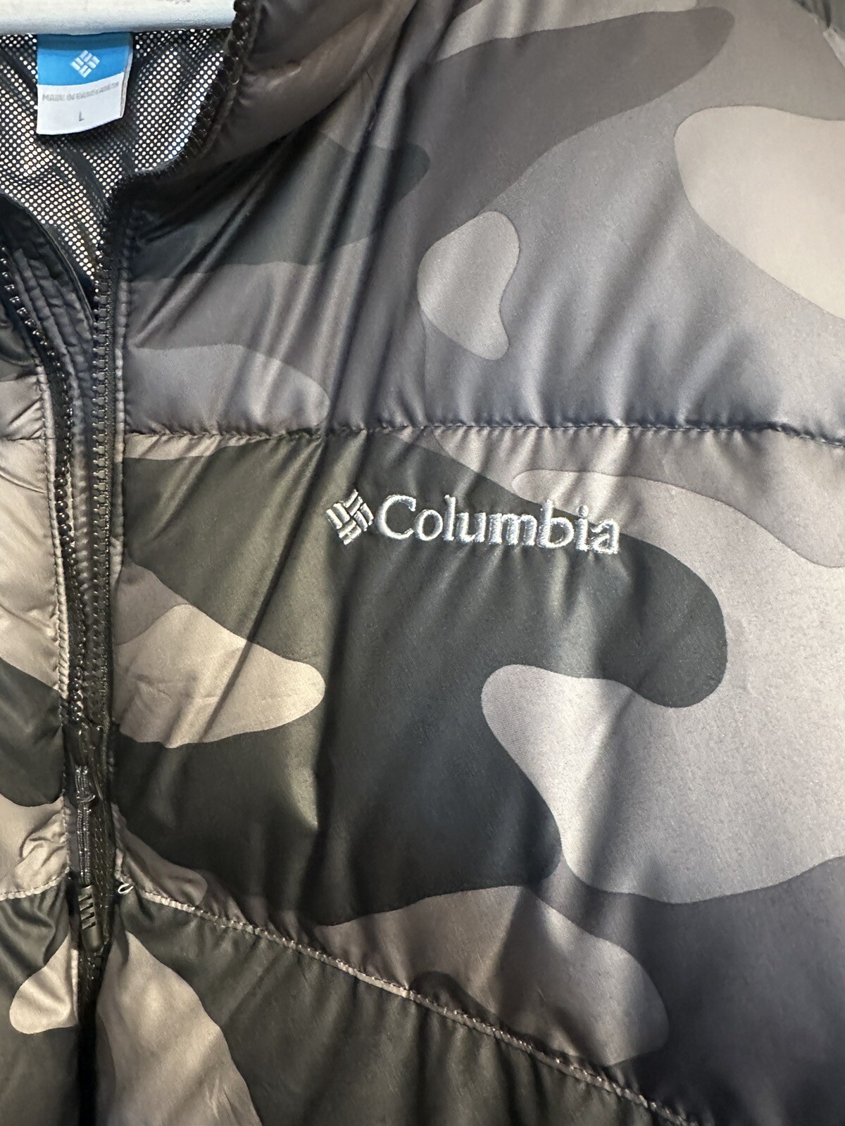 Columbia Pike Lake Jacket  - Grey Camo, Mens Size L. RRP £200 image 3