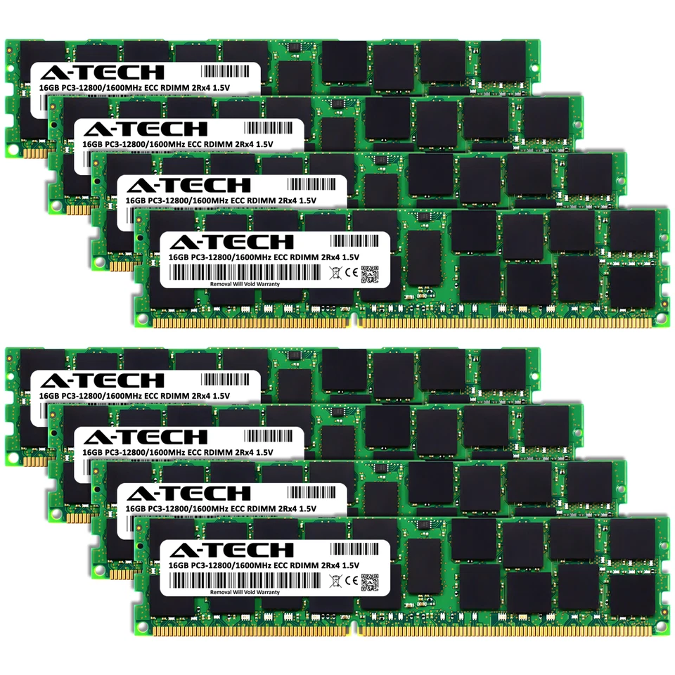 128GB 8x 16GB PC3-12800R RDIMM ASUS Z9NH-D12 Z9NR-D12 Z9PH-D16/FDR Memory RAM - Image 2 of 3