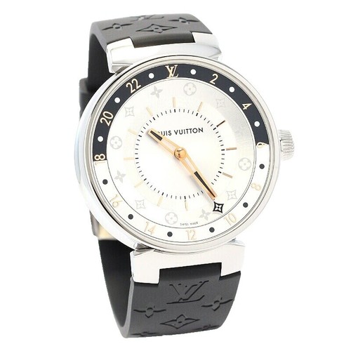 LOUIS VUITTON Tambour Moon Dual Time MM QA106Z TO261850 | eBay display picture 3