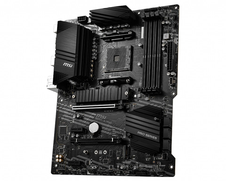 MSI AMD B550 Pro Socket AM4 ATX DDR4-SDRAM Motherboard - Imagen 3 de 4
