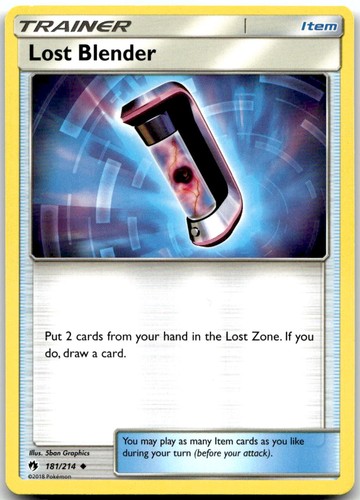 Pokemon Lost Blender Lost Thunder SM8 #181/214 Uncommon LP $SALE$!
