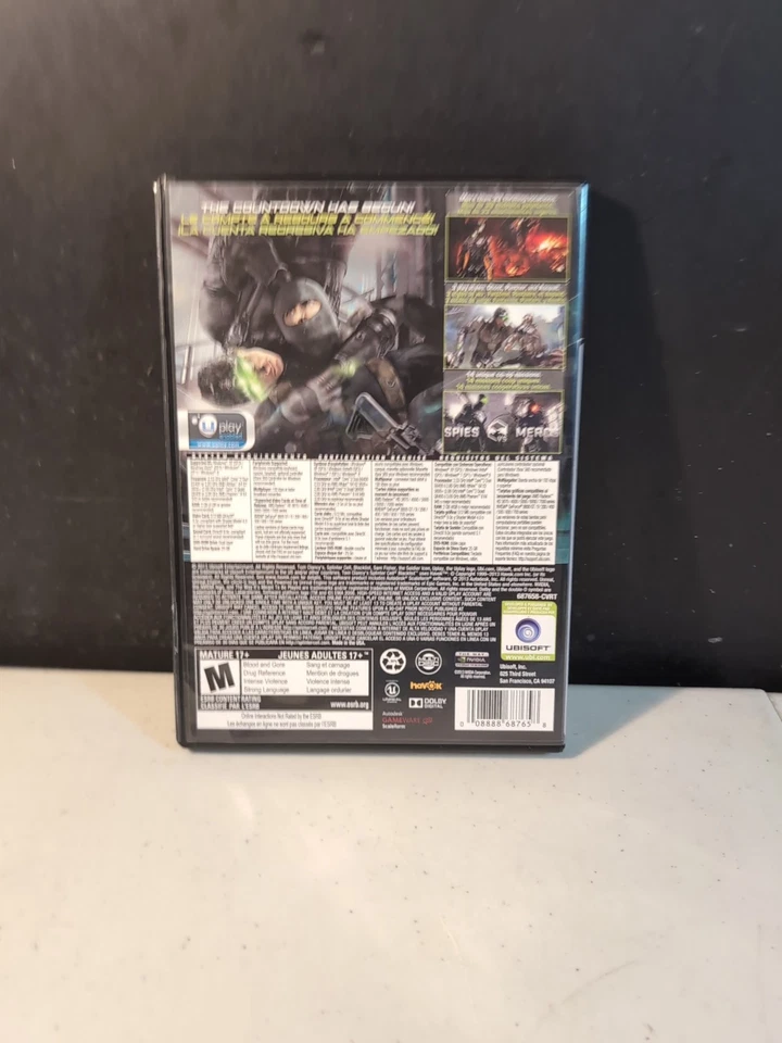 Splinter Cell Blacklist Tom Clancy PC With Code And Manual - Image 2 of 4