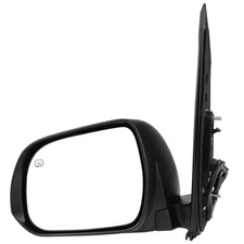 Door Mirror Power Heated Smooth Black Fits 2011-2017 Toyota SIENNA Left Side LH