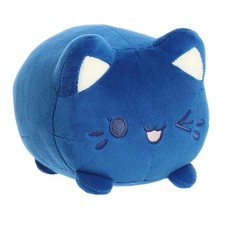 Aurora Enchanting Tasty Peach Meowchi Stuffed Animal - Bright Small, Blue