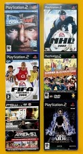 PS2 Spiele KONVOLUT WWE SD v RAW Tomb Raider NHL FIFA + Demo Discs gemischt Restposten sehr gut