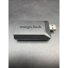 magicJack K1103 USB VoIP Phone Adapter Internet Home Phone Dongle ONLY Black