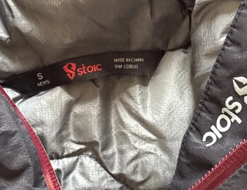 Chaqueta aislante Stoic Ski Snowboarding para hombre pequeña negra Foto 4 de 4