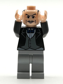 LEGO&reg; Batman Alfred Pennyworth Minifigure From 7783 Batcave (bat014) Excellent