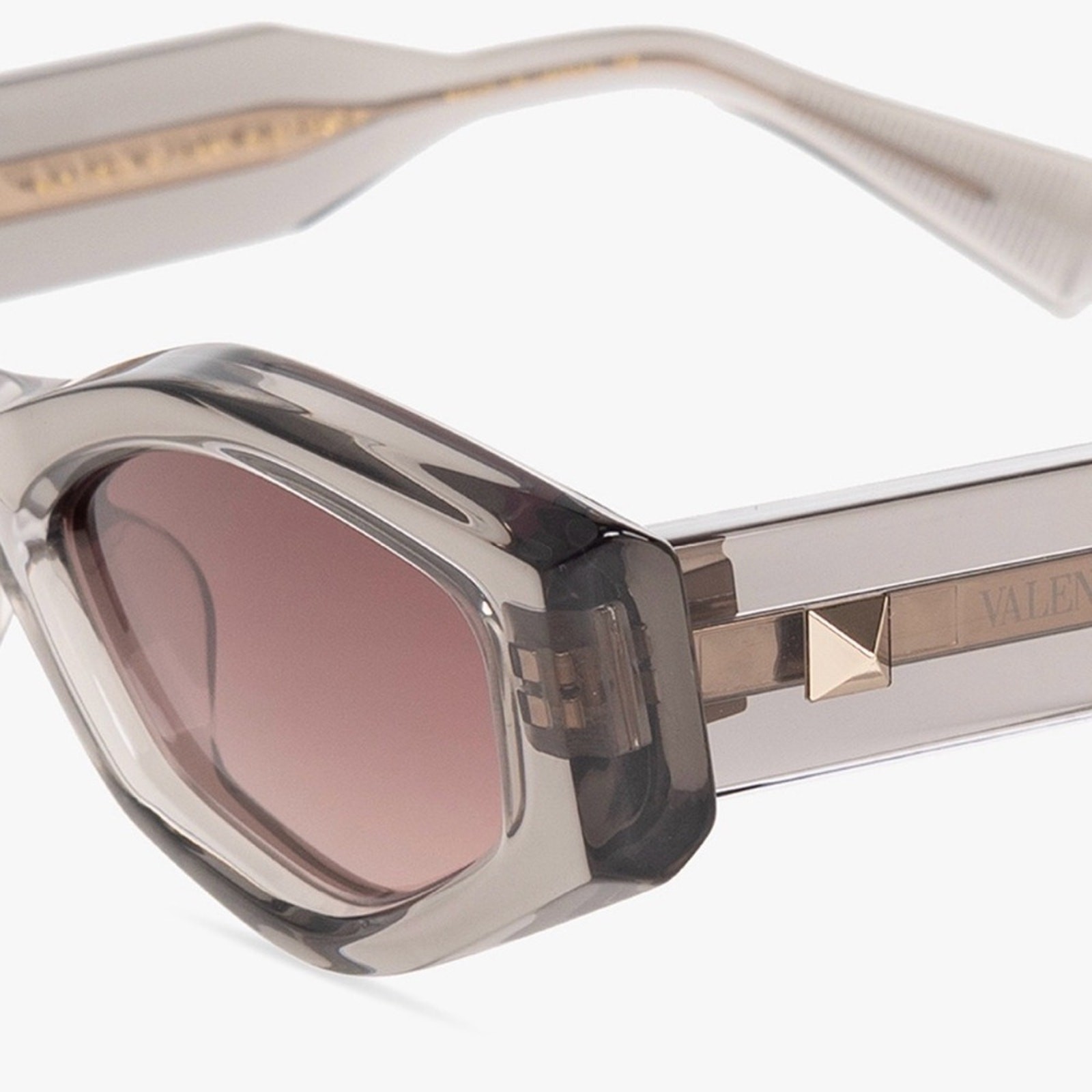  New! Valentino V TRE VLS 101C, Stylish Gray Sunglasses, Authentic thumbnail 5