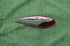 1950s 1940s Norjay N4 Car Light With Red Glass Lens Chevy Ford Dodge Ratrod