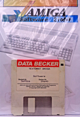 COMMODORE AMIGA -- TEXTOMAT (DATA-BECKER)