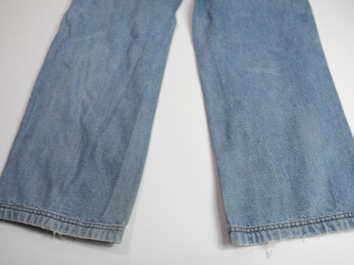 Jeans Duluth Trading uomo 38x32 falegname abbigliamento da lavoro vestibilità rilassata denim invecchiato - Foto 7 di 8