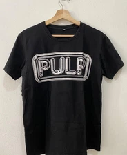 Pulp band gift for fan black T-Shirt Cotton Full Size TS602