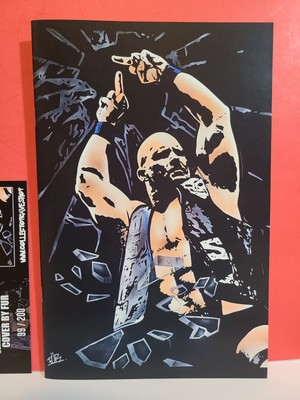FAME: STEVE AUSTIN STONE COLD NYCC VIRGIN VARIANT W/ COA Numbered 99/200 by Fur 