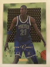 1995-96 Skybox E-XL - Natural Born Thrillers Kevin Garnett #5 (RC)