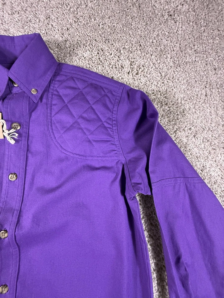 NWT Kevin’s Plantation Hunting Shirt Long Sleeve Shooting Youth Medium Purple - Image 4 of 4