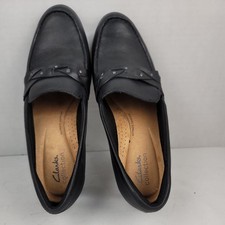 Clarks Women's Charlten Echo Loafers Black Leather