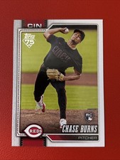 2026 Topps Series 1 - Reds Rookie Chase Burns (RC) #312 (b)