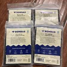 Set Of 4 Bombas Womens black Seamless Hipster Underwear Size XS/S 00-4 New