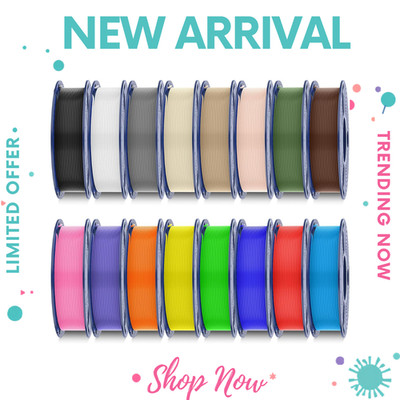 PLA Plus Filament 16 Color Bundle 1.75mm 250g Spools PLA+ 3D Printer 4KG 16 Pack
