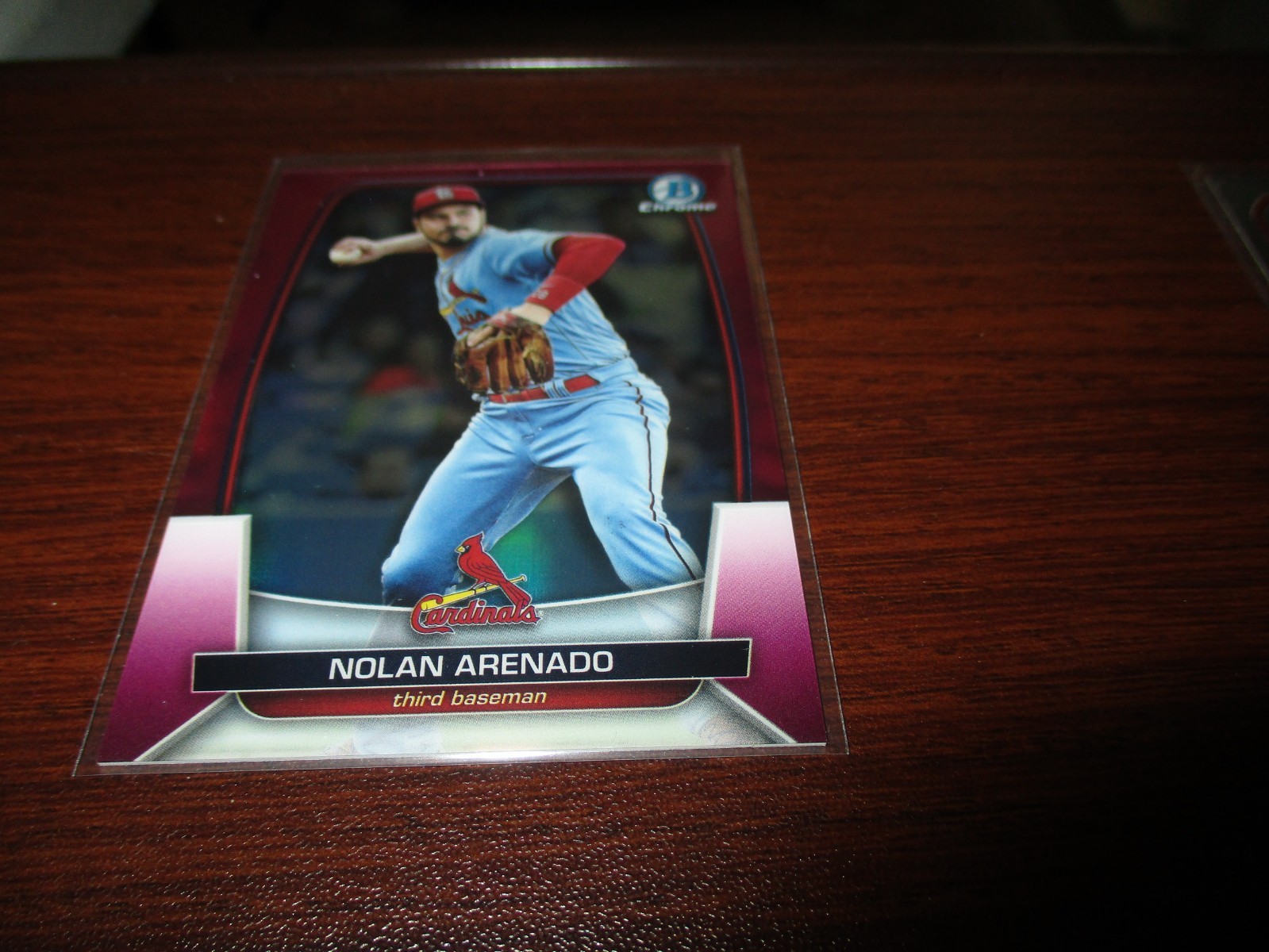 Nolan Arenado 2023 Bowman Chrome Fuchsia #62 /299