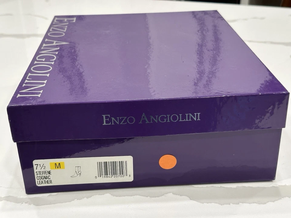 Botas de cuero para mujer Enzo Angiolini Steffene talla 7,5 medianas Foto 2 de 4