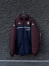 Rare Vintage 00s Kappa Feyenord Football Y2K Streetwear Jacket Coat Mens Sz XXL