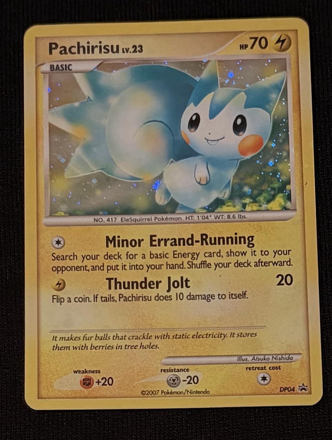 The Pokémon Company Pachirisu Diamond and Pearl DP04 Holo Promo English