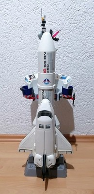 Playmobil 6195 6196 6197 Weltraumrakete, Space Shuttle, Meteoritenzerstörer