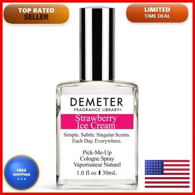 DEMETER Natural Perfume Spray Cologne for Women, Strawberry Ice Cream, 1 oz