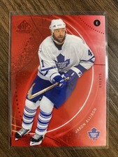 2025-26 SP Game Used Base Red Parallel SP - JASON ALLISON #84 Maple Leafs