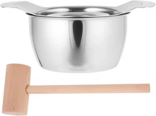 Pomegranate Peeler Stainless Steel Pomegranate Deseeder Peeling Tool with Bowl a