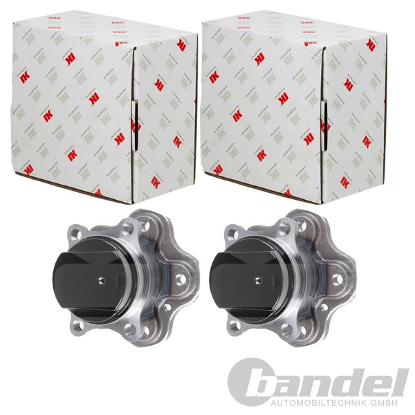 2X NK RADLAGER-SATZ Hinten Passend FÜR Nissan Qashqai Renault Kadjar-image