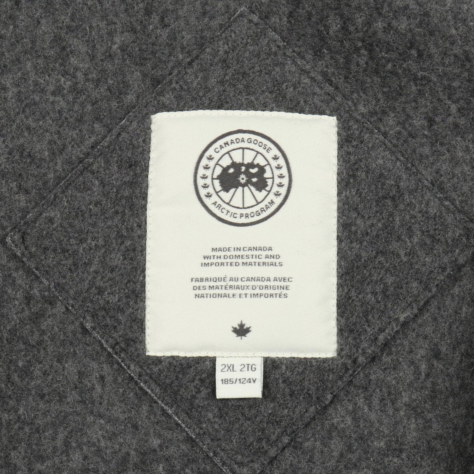 Canada Goose CANADA GOOSE Lawson Fleece Jacket Outerwear Recycled Wool Men's Gra thumbnail 3